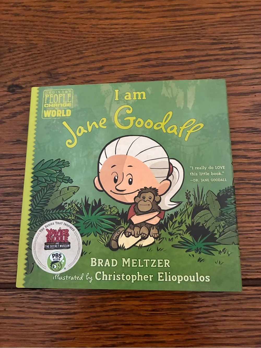 I Am Jane Goodall Children's Book - Green Cover